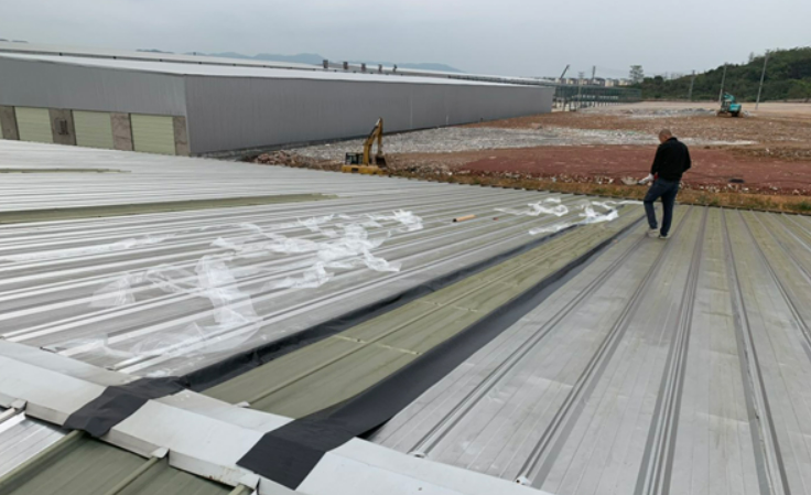 咸安厂房屋面防水维修案例